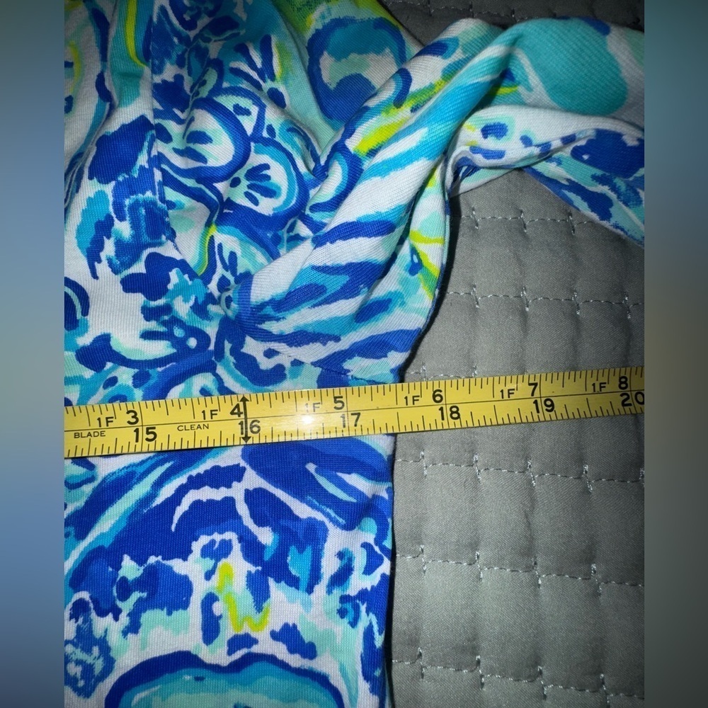 Lily Pulitzer Erin blue crush dress. Worn once EUC SIZE XS - Picture 8 of 13